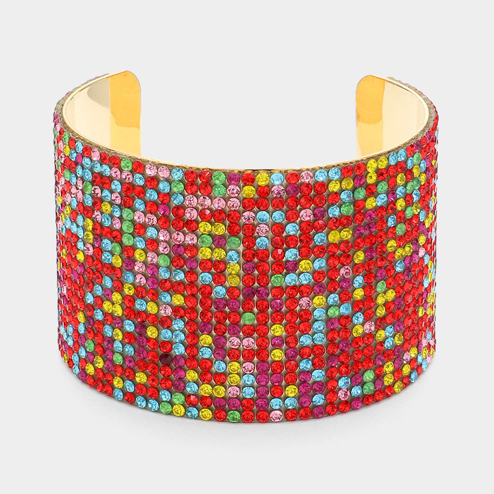 Multi Colored Cuff Bracelet