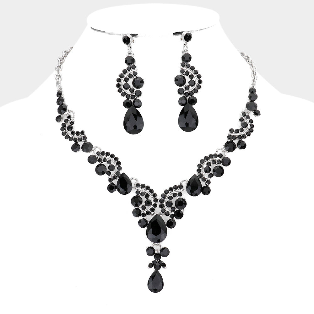 Black Formal Necklace