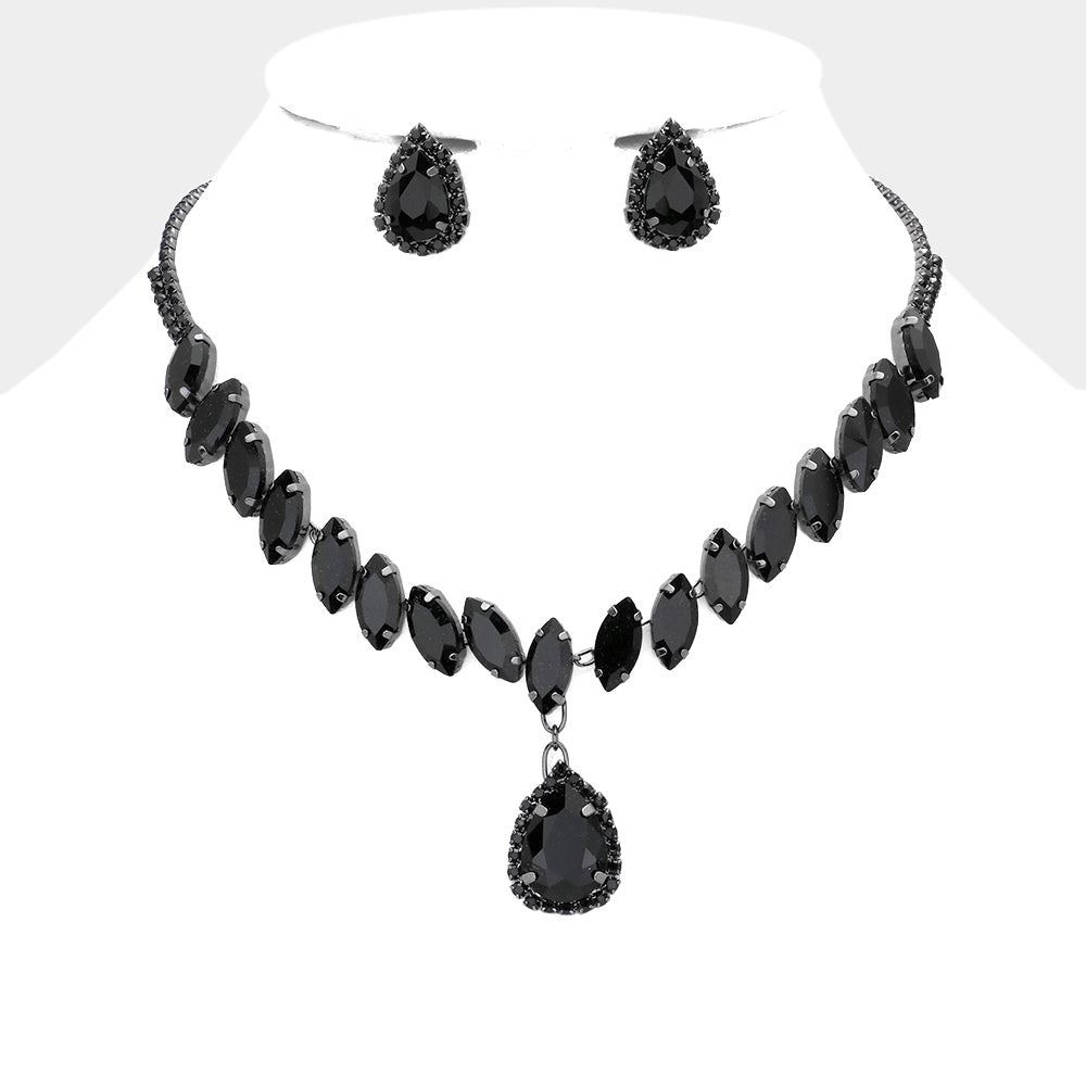 Black Formal Necklace