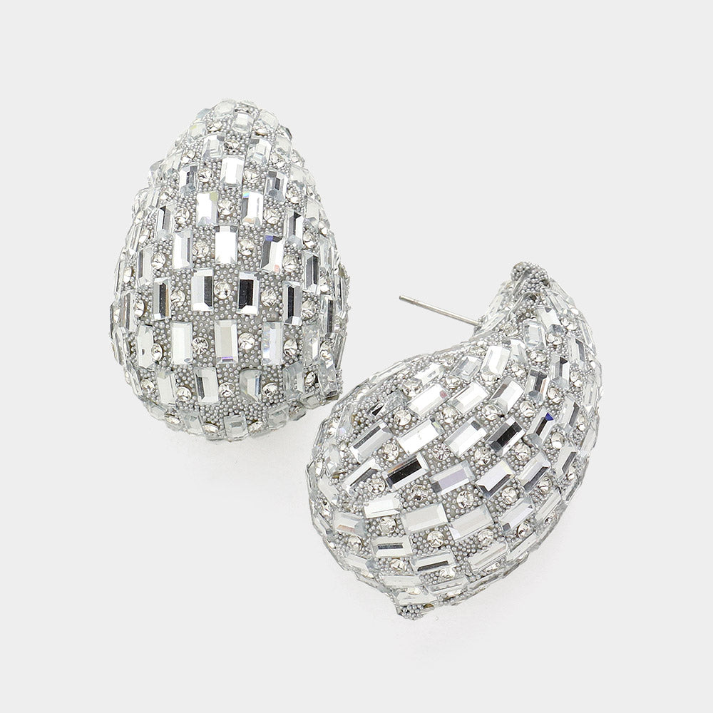 L&M Bling Pageant, Prom, Statement Jewelry on Instagram: 💎Our most  popular bling earring ever! The original chunky earrings! 😍So much sparkle  and shine❗️ 1.75 Wide x 3.25 Long 🔗LMBling.com #promjewelry  #statementjewelry #pageantjewelry #