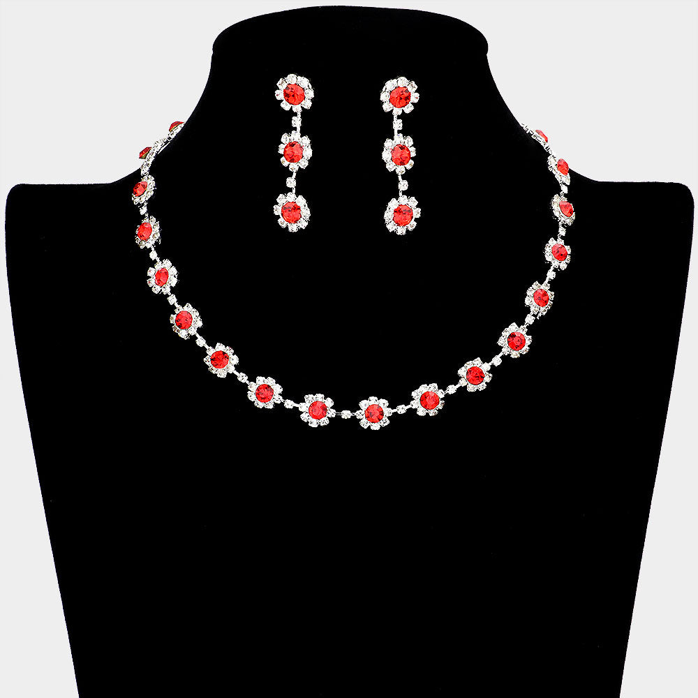 Red hot sale formal jewelry