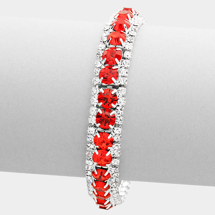 Red Stretch Bracelet