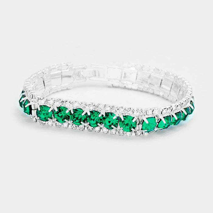 Emerald Stretch Bracelet | 213616