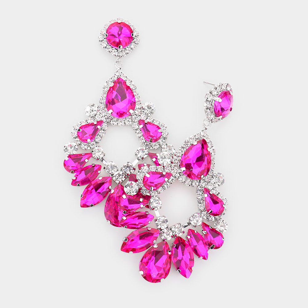 L&M Bling Pageant, Prom, Statement Jewelry on Instagram: 👧Little Girl  Earrings🎀 - These come in both pierced and clip ons. 1.5” 🔗LMBling.com  #lmbling #littlegirlearrings #toddlerearrings #earringsforlittlegirls  #PageantEarrings #younggirlearrings