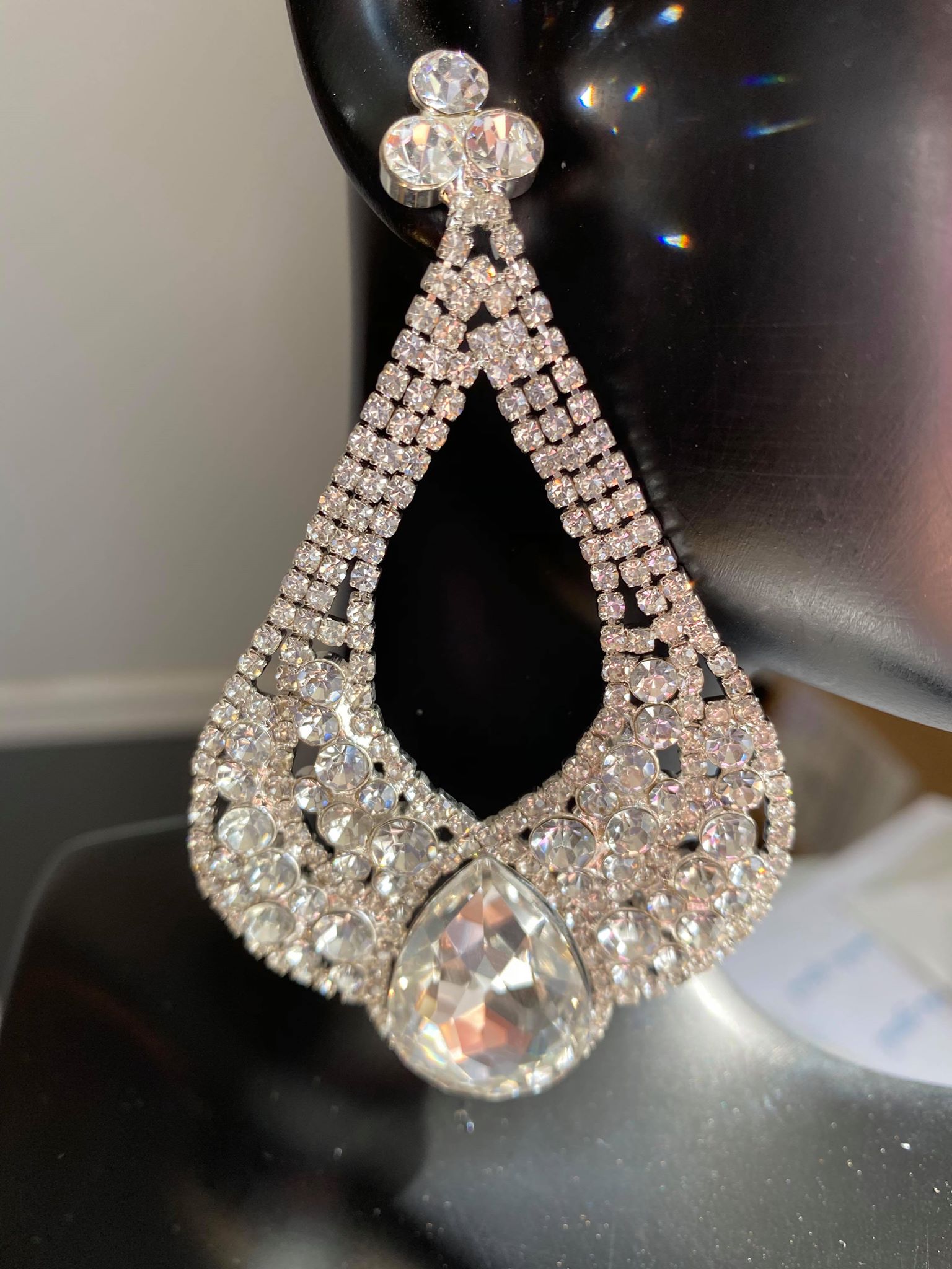 Extra Long Earrings for Wedding and Prom| Adorn A Bride Jewelry Wholesaler